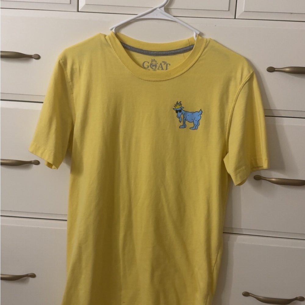 GOAT Yellow Short Sleeve Tee